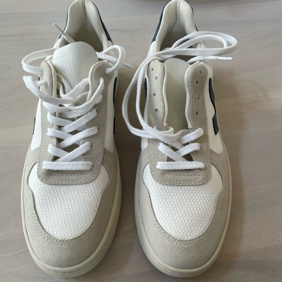 VEJA V-10 B-MESH WHITE NAUTICO sneakers - Picture 2 of 3